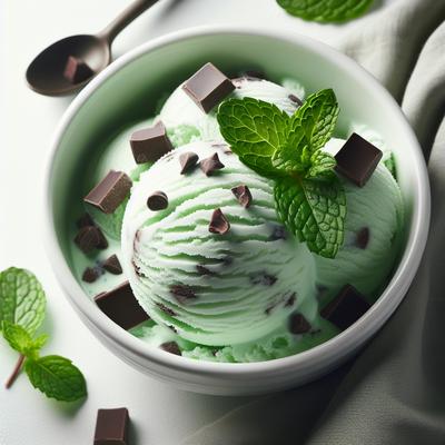 Image of Simple Mint Chocolate Chip Ice Cream