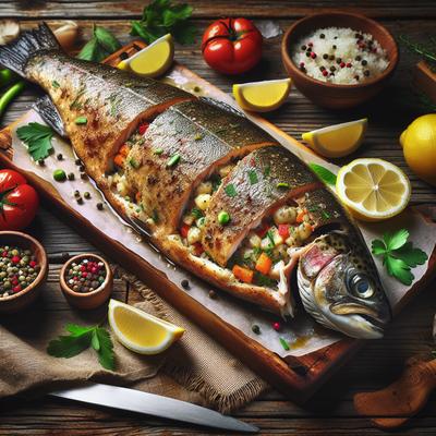 Image of Simple Moist and Flaky No Matter What Baked Stuffed Trout
