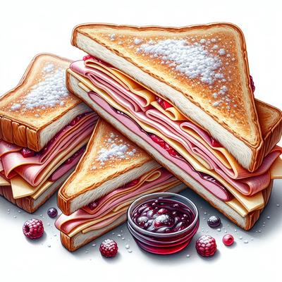 Image of Simple Monte Cristo Sandwiches