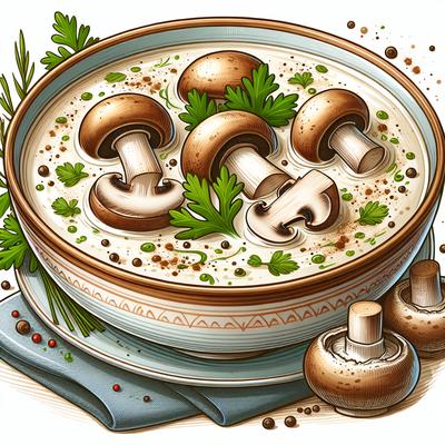 Image of Simple Mushroom Soup