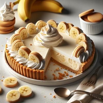 Image of Simple No Bake Banana Cream Pie
