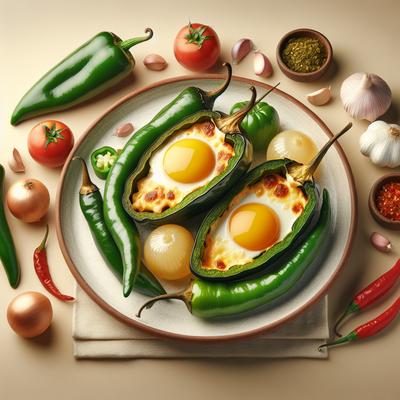 Image of Simple No Fry Chiles Rellenos