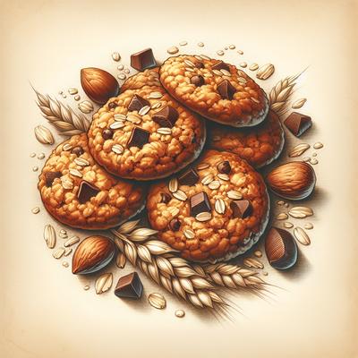 Image of Simple Oatmeal Cookies or Cowboy Cookies