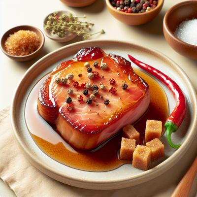 Image of Simple Peppery Sweet Ham Steak