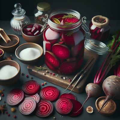 Image of Simple Pickled Beets Canned