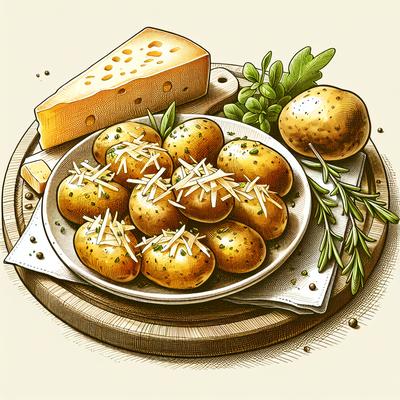 Image of Simple Potatoes Parmesan