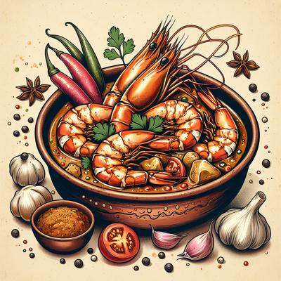 Image of Simple Prawn Bhuna