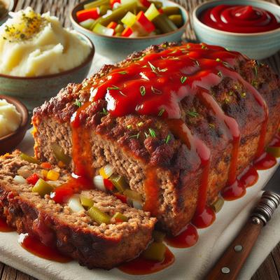 Image of Simple Ranch House Meatloaf