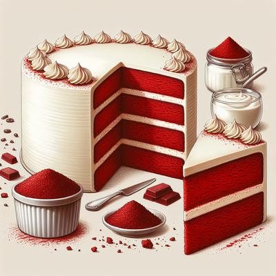 Image of Simple Red Velvet Cake
