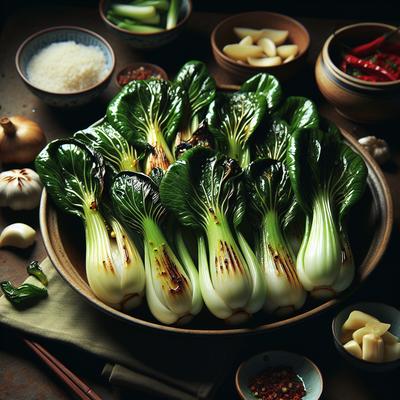 Image of Simple Roasted Baby Bok Choy