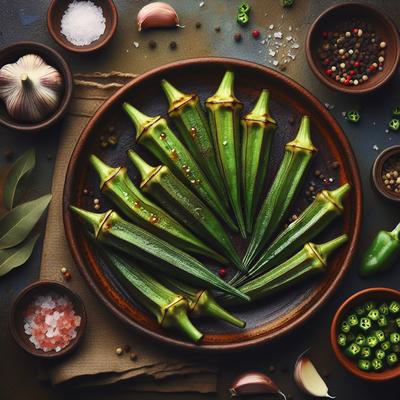 Image of Simple Roasted Okra