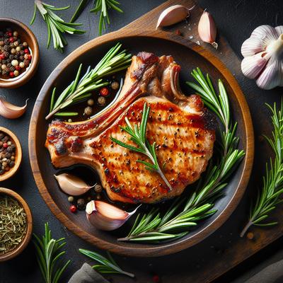 Image of Simple Rosemary Pork Chops