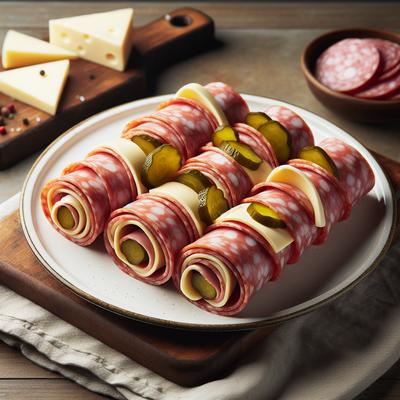 Image of Simple Salami Roll Ups