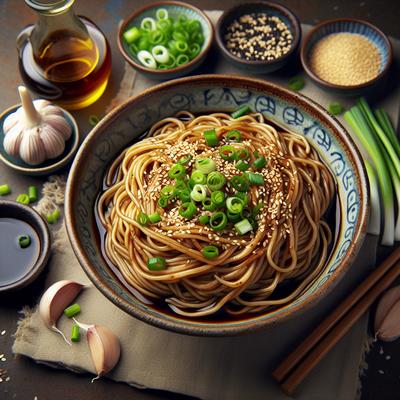 Image of Simple Sesame Soy Sauce Noodles
