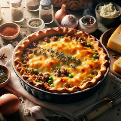 Image of Simple Shepherd's Pie or Cheese Casserole
