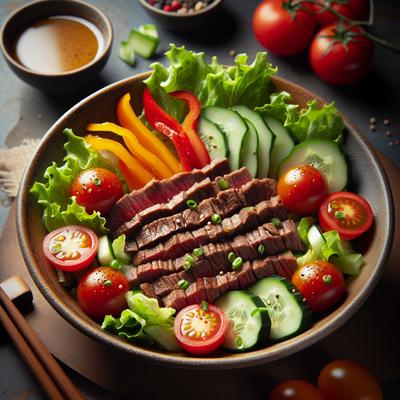 Image of Simple Sizzling Beef Salad