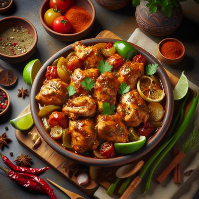 Image of Simple Slow Cooker Picante Chicken