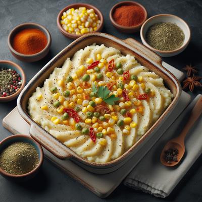 Image of Simple Southwestern Mashed Potato Cornfetti Casserole Sp5