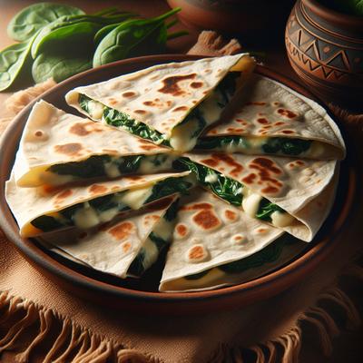 Image of Simple Spinach Quesadillas