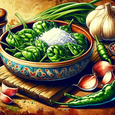 Image of Simple Spinach Side Dish