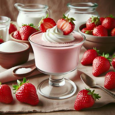 Image of Simple Strawberry Mousse