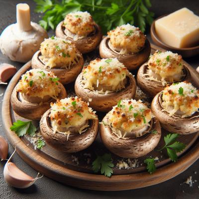 Image of Simple Stuffed Mushrooms