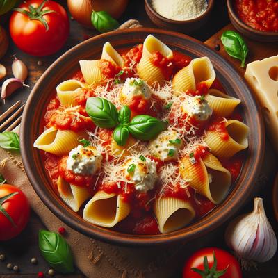 Image of Simple Stuffed Shells with No Meat Option