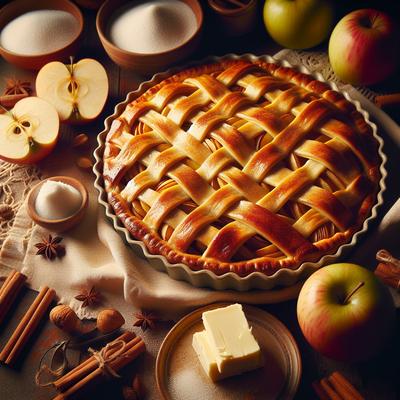 Image of Simple Swedish Apple Pie