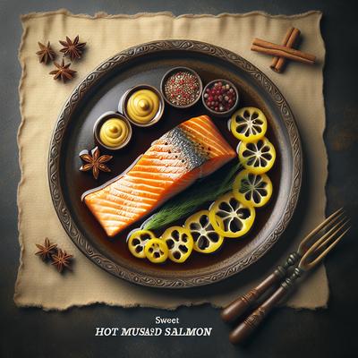 Image of Simple Sweet Hot Mustard Salmon