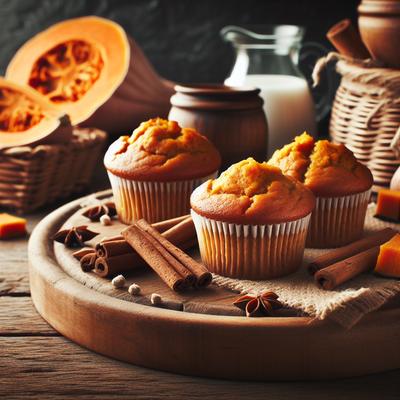 Image of Simple Sweet Potato or Pumpkin Muffins Low Calorie