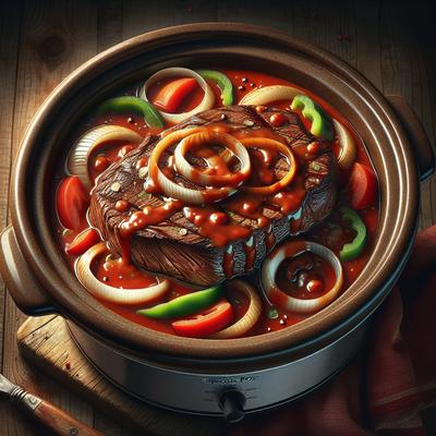 Image of Simple Swiss Steak Crock Pot