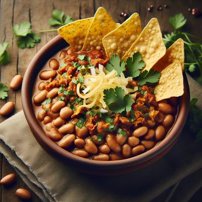 Image of Simple Taco Beans with Fritos