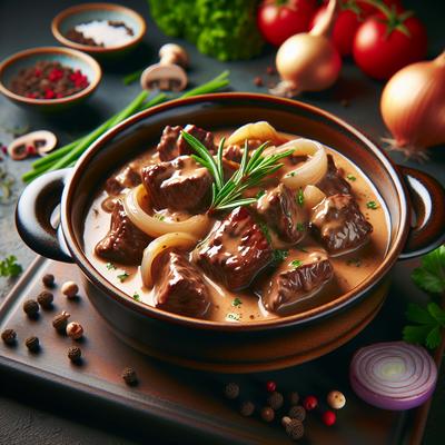 Image of Simple Tasty Beef Stroganoff