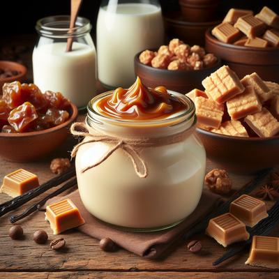 Image of Simple Toffee Flavored Creamer in a Jar