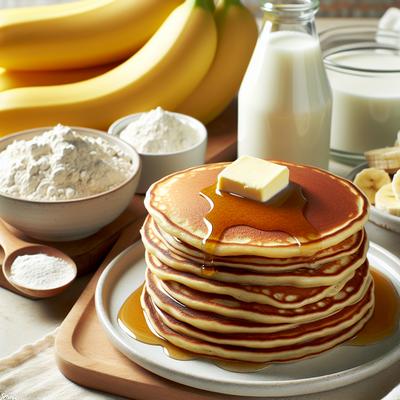 Image of Simple Vegan Pancakes