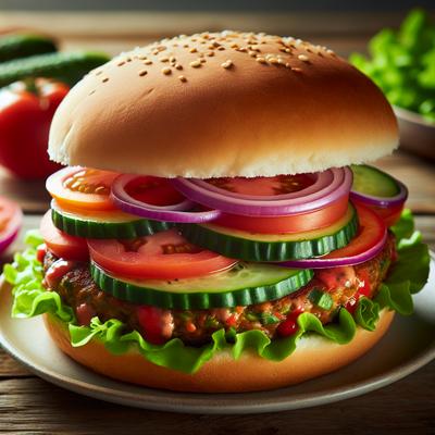 Image of Simple Veggie Burgers