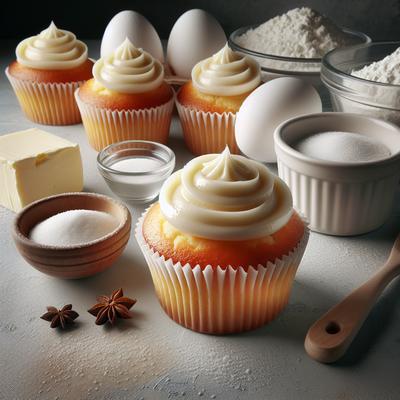 Image of Simple White Cupcakes