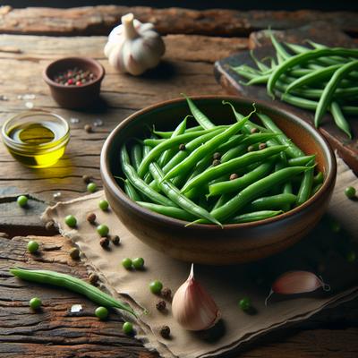Image of Simple Yet Elegant Fresh Green Beans