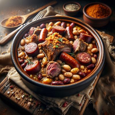 Image of Simplified Cassoulet with Lamb and Andouille Sausage