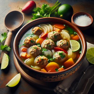 Image of Simplified Traditional Albondigas Soup