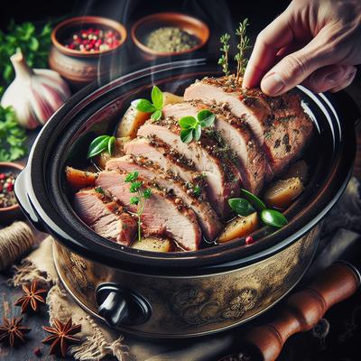 Image of Simply Delicious Crock Pot Pork Loin