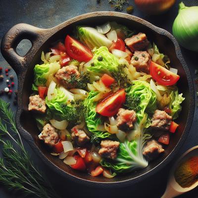 Image of Simply Delicious Unstuffed Cabbage Skillet