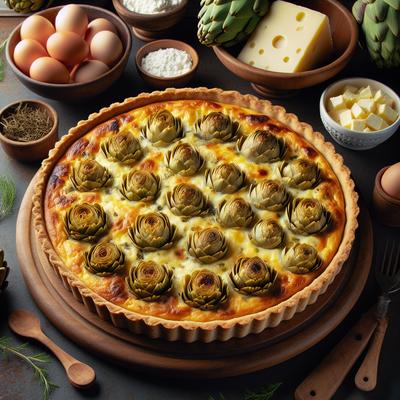 Image of Simply Elegant Artichoke Quiche