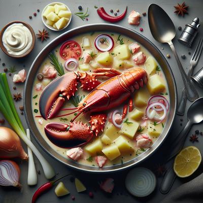 Image of Simply Elegant Lobster Chowder