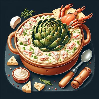 Image of Simply Fabulous Artichoke and Crab Dip