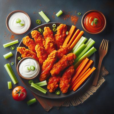 Image of Simply Fied Kickin Chicken Buffalo Tenders 5fix