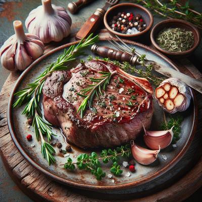 Image of Simply Herbed Up Lamb Steaks