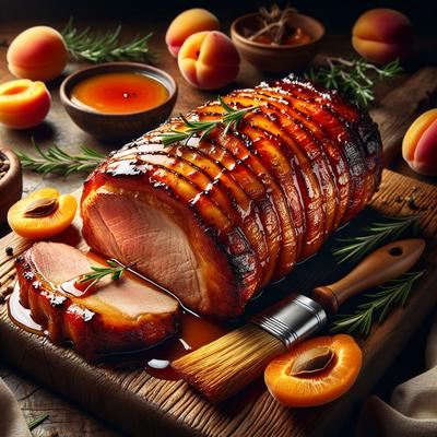 Image of Simply Roasted Pork Loin Roast with Apricot Glaze