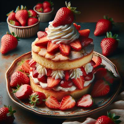 Image of Simply Sensational Low Fat Strawberry Shortcake