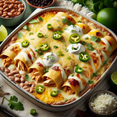 Image of Simply Sour Cream Chicken Enchiladas